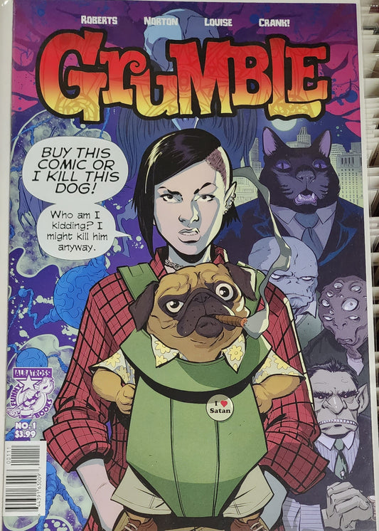 GRUMBLE #1 CVR A MIKE NORTON "BUY THIS BOOK" WORLD BUBBLE SECRET CHASE VARIANT 2018  IMAGE COMICS   