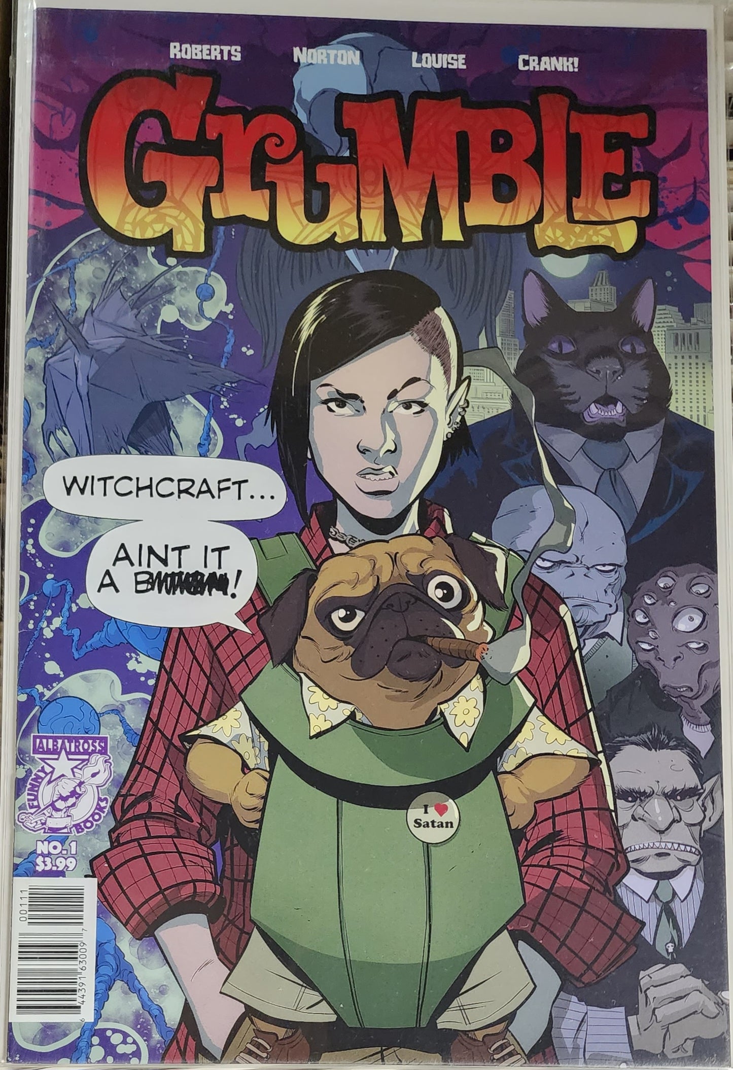 GRUMBLE #1 CVR A MIKE NORTON "WITCHCRAFT" WORLD BUBBLE SECRET CHASE VARIANT 2018  IMAGE COMICS   