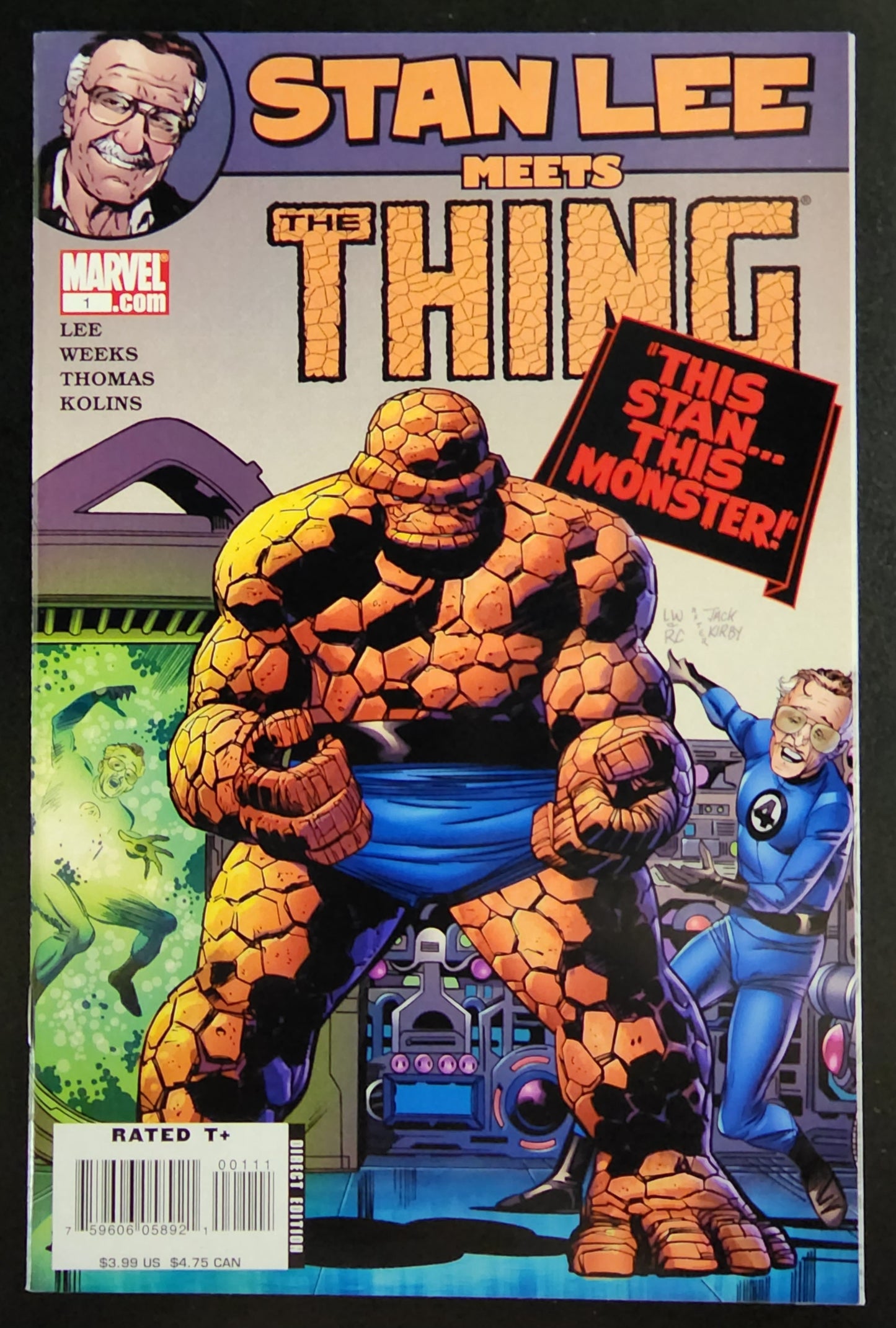 STAN LEE MEETS THE THING #1 2006 Fantastic Four MARVEL COMICS   