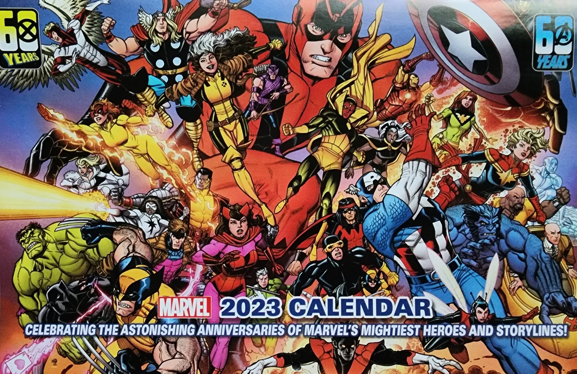 Marvel 2023 Calendar  Sanctum Sanctorum Comics & Oddities LLC   