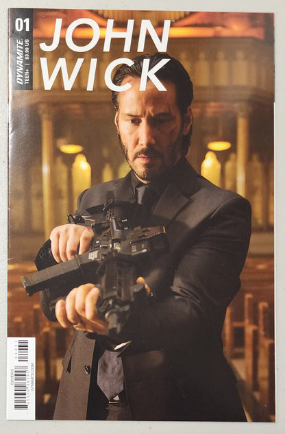 JOHN WICK #1  KEANU REEVES PHOTO VARIANT (1ST COMIC BOOK APP JOHN WICK) 2017 [SD01]  DYNAMITE   