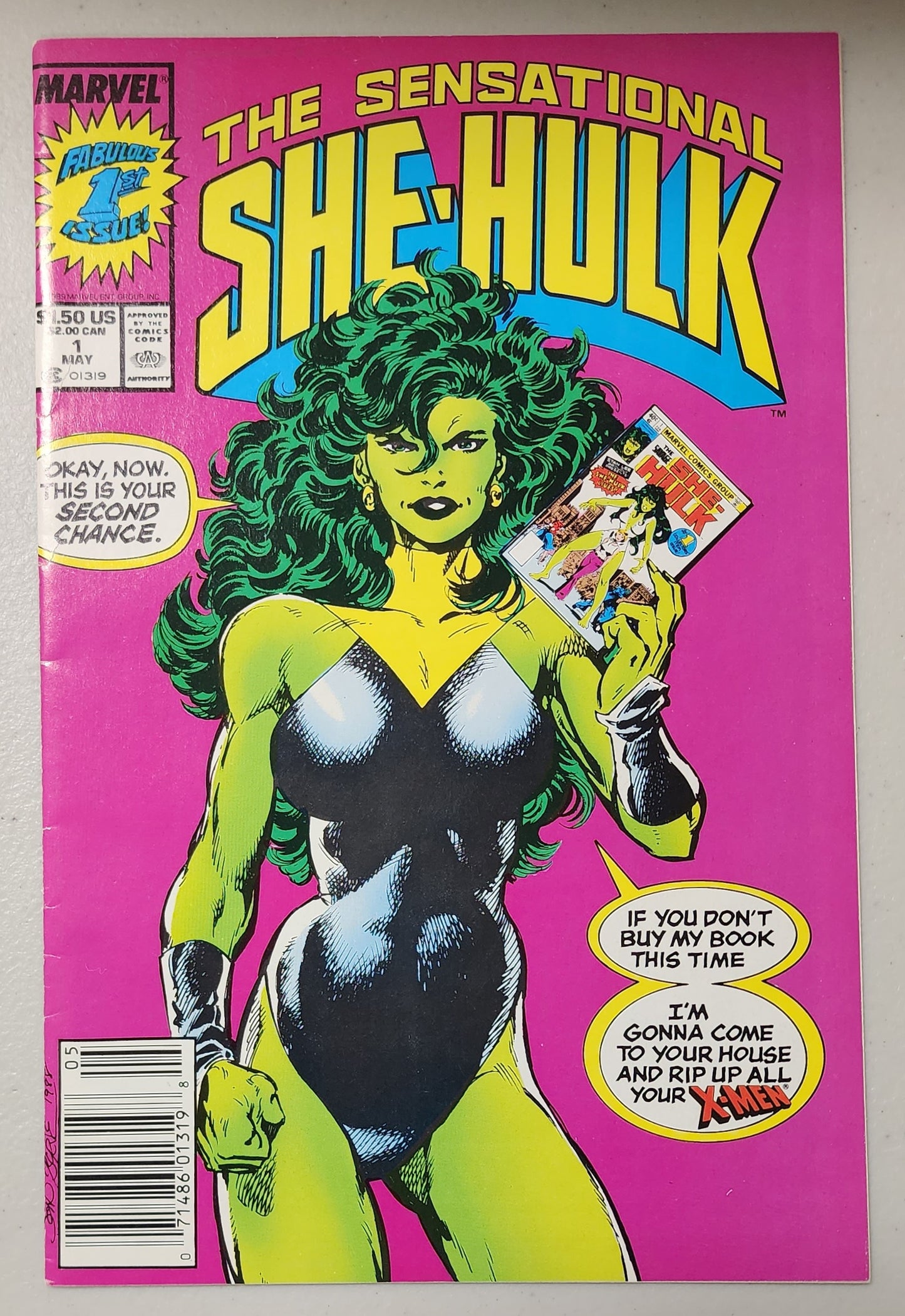 SENSATIONAL SHE-HULK #1 1989 She-Hulk MARVEL COMICS   