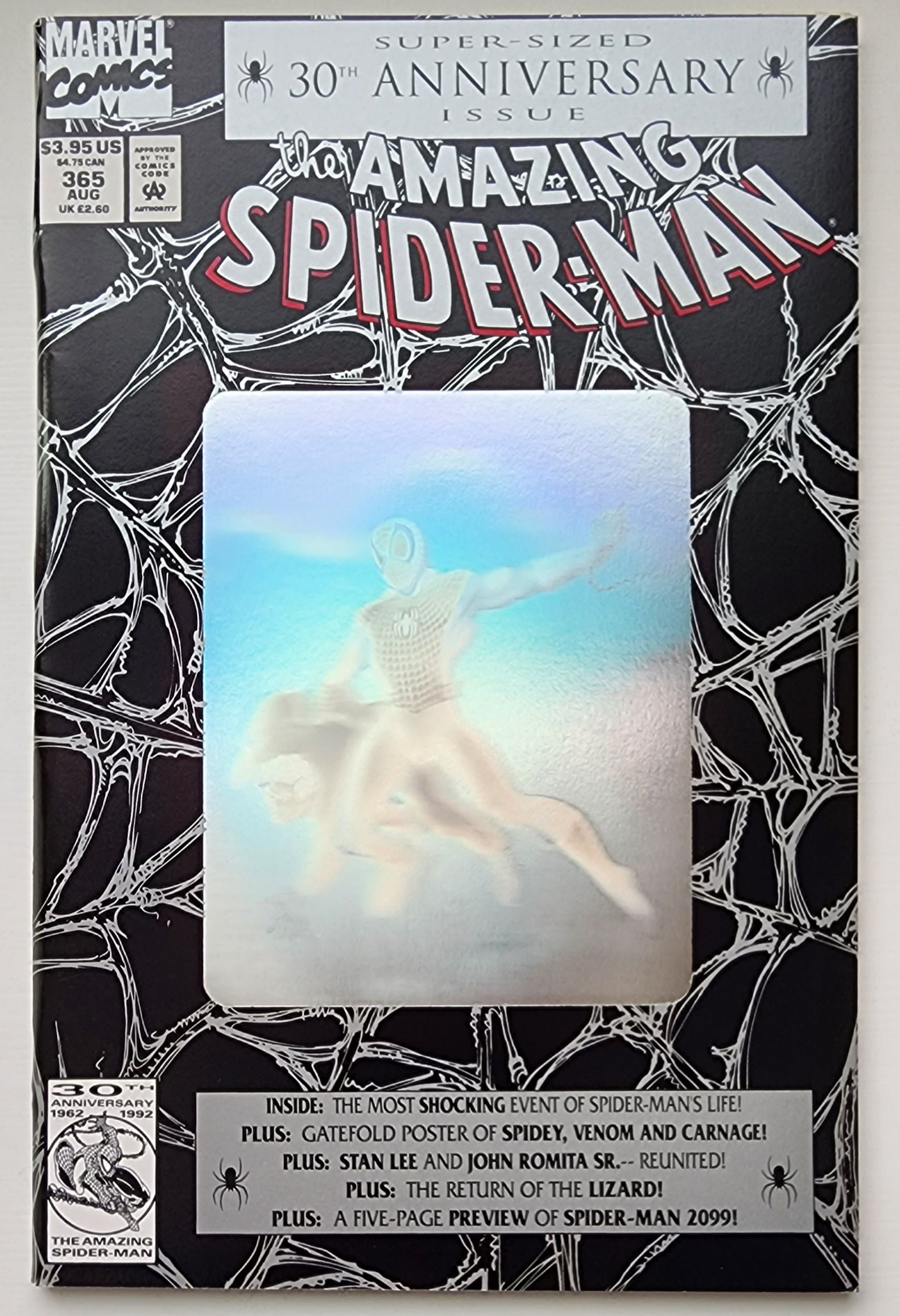 AMAZING SPIDER-MAN #365 (1ST APPEARANCE SPIDER-MAN 2099) 1992 [SD04] Spider-Man MARVEL COMICS   