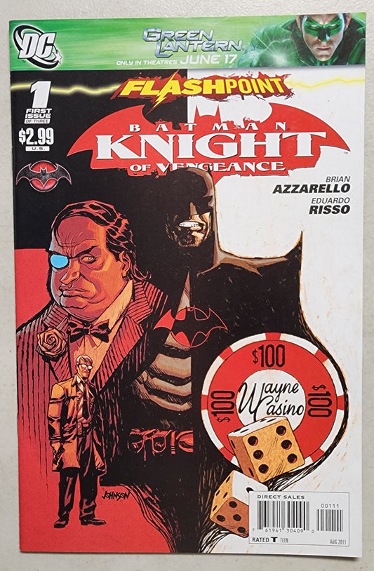 FLASHPOINT BATMAN KNIGHT OF VENGEANCE #1 1ST PRINT 2011 Flash DC COMICS   