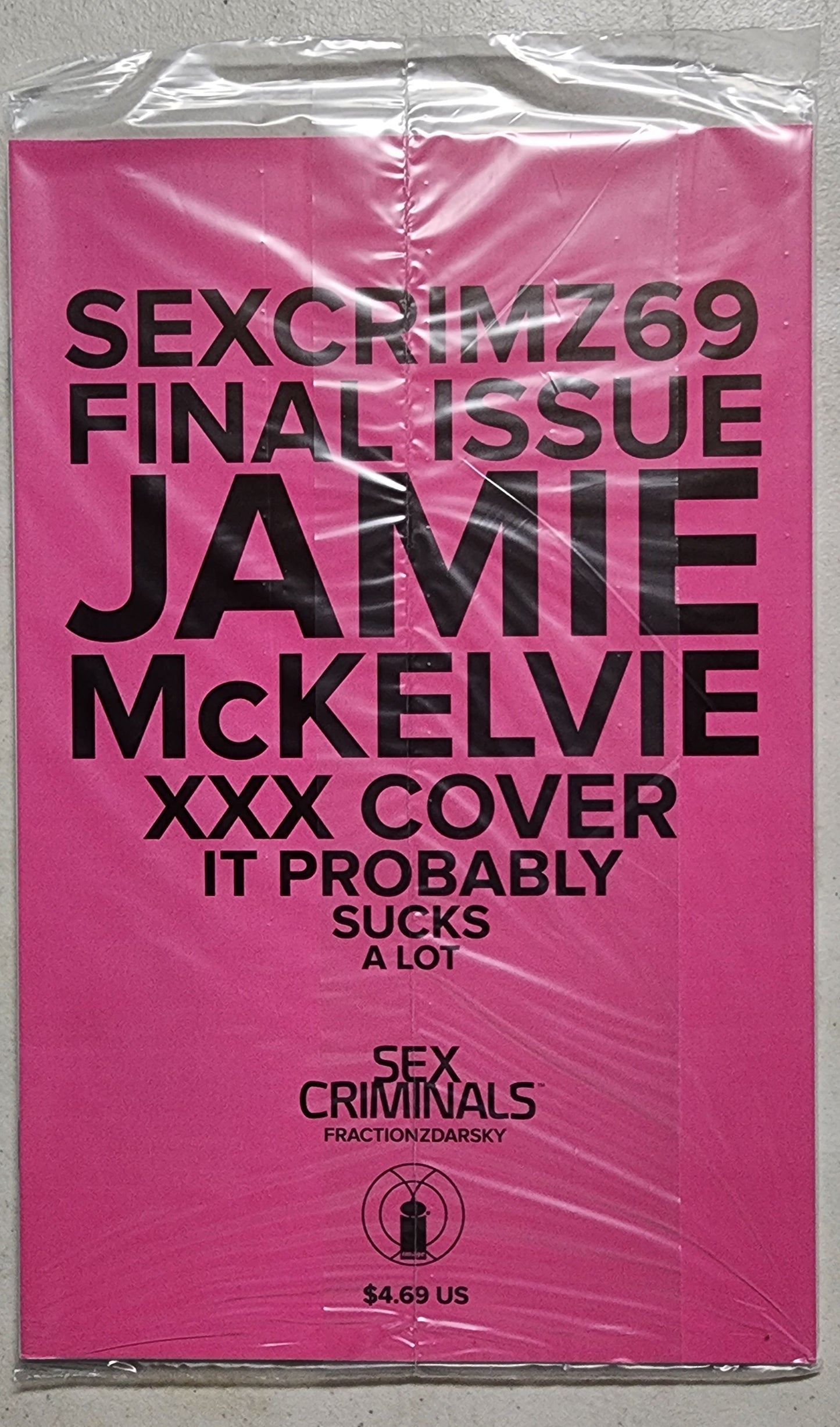 SEX CRIMINALS #69 XXX MCKELVIE SEALED POLYBAGGED VARIANT 2020 COMIC BOOK IMAGE COMICS   