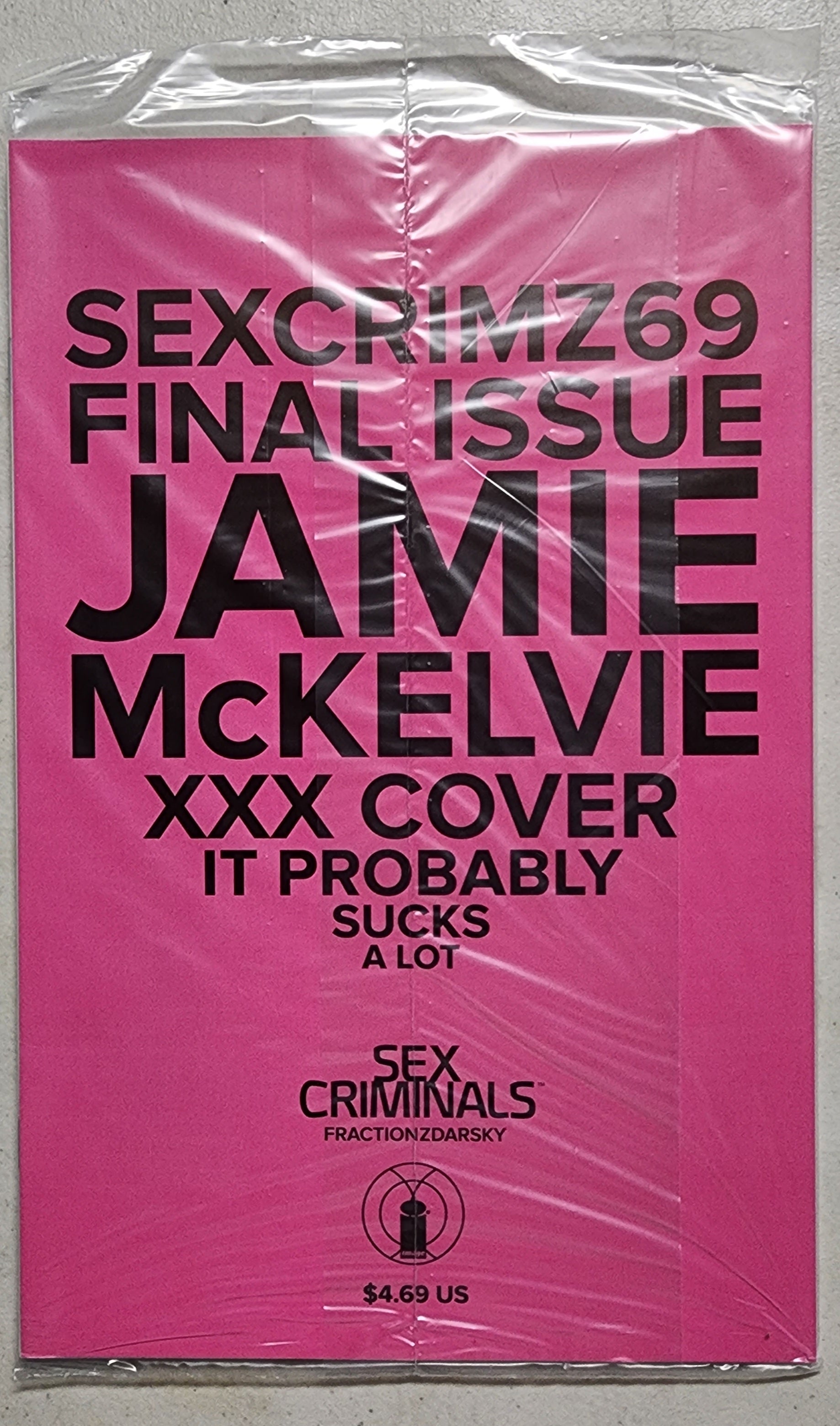 SEX CRIMINALS #69 XXX MCKELVIE SEALED POLYBAGGED VARIANT 2020 COMIC BOOK IMAGE COMICS   