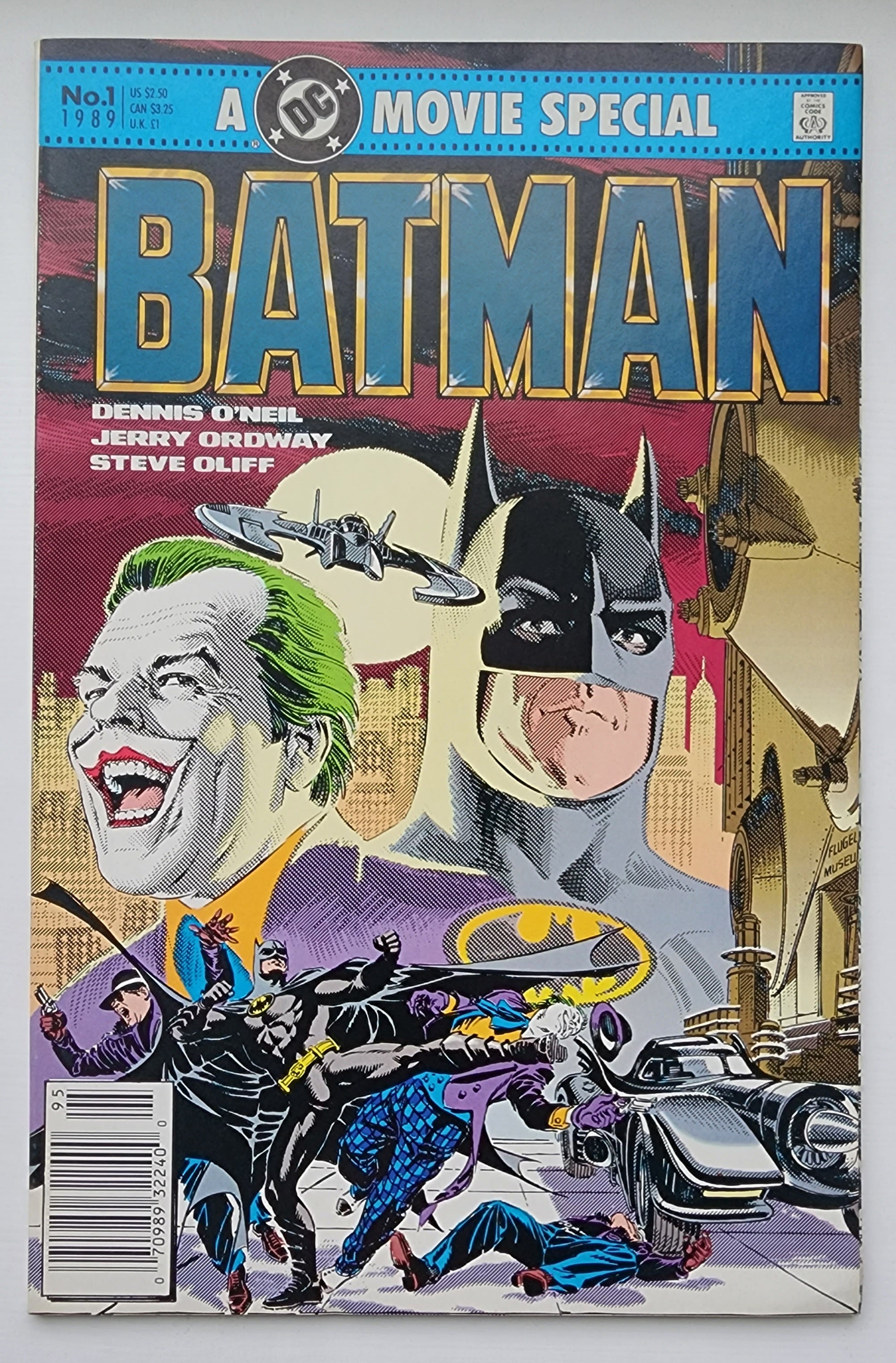 BATMAN OFFICIAL MOTION PICTURE ADAPTATION #1 NEWSSTAND 1989 – Sanctum ...