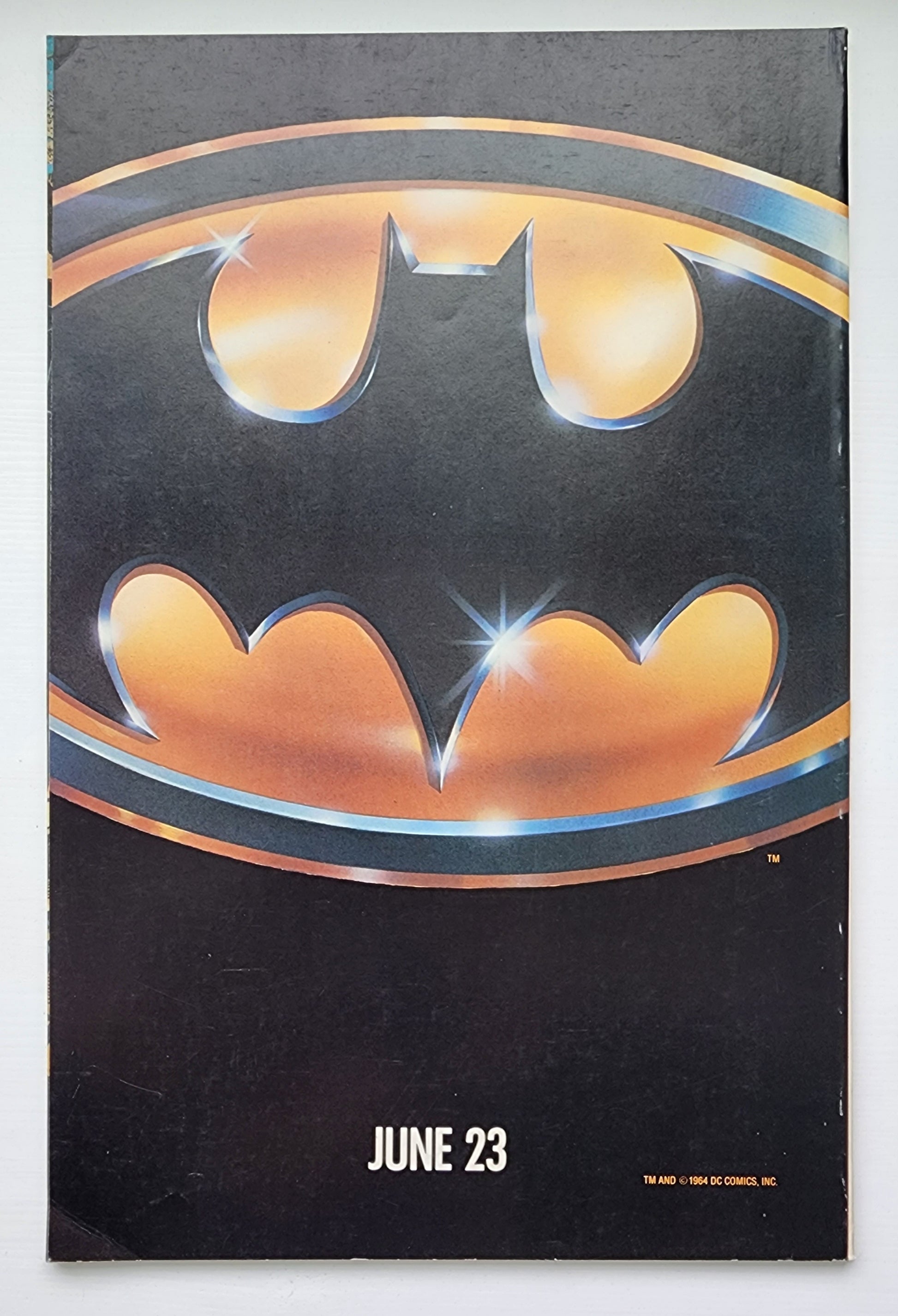 BATMAN OFFICIAL MOTION PICTURE ADAPTATION #1 NEWSSTAND 1989 Batman DC COMICS   