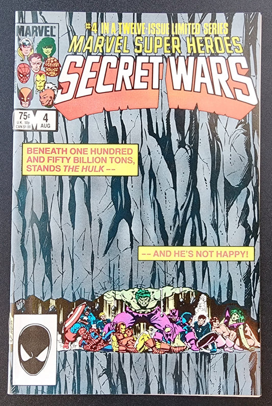 MARVEL SUPER HEROES SECRET WARS #4 1984 [SD02]