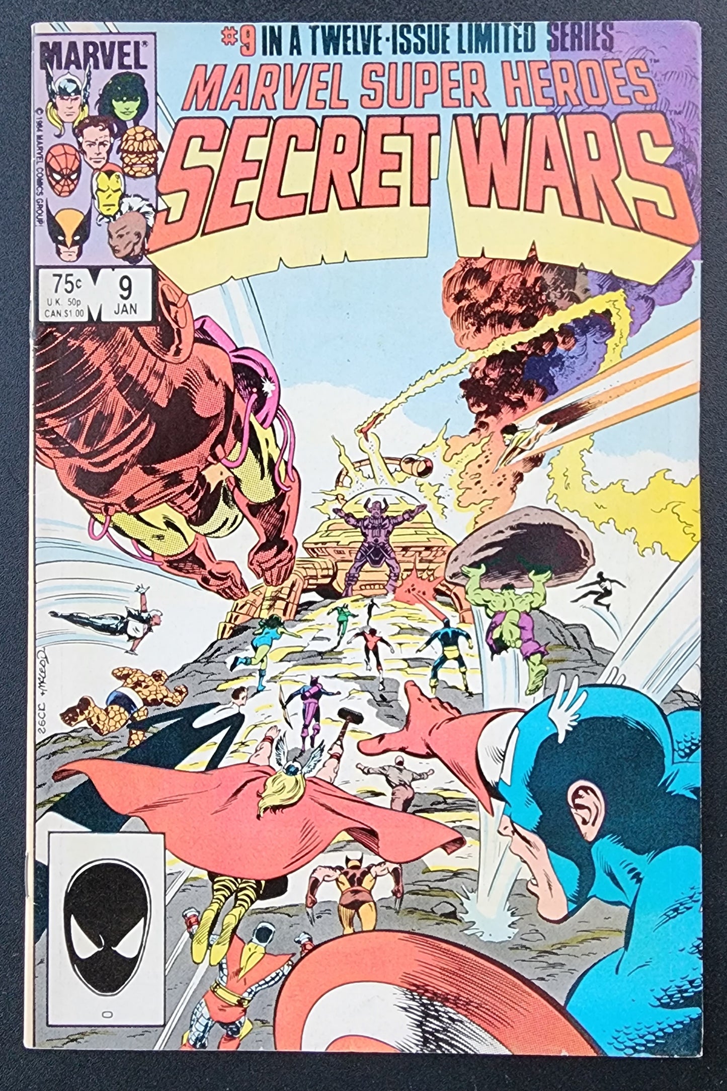 MARVEL SUPER HEROES SECRET WARS #9 1984 [SD03] Secret Wars MARVEL COMICS   