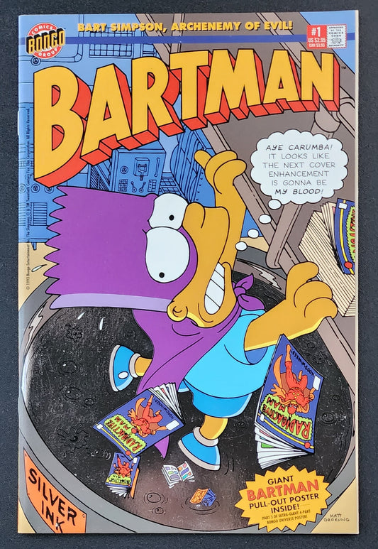 BARTMAN #1 1993  BONGO COMICS   