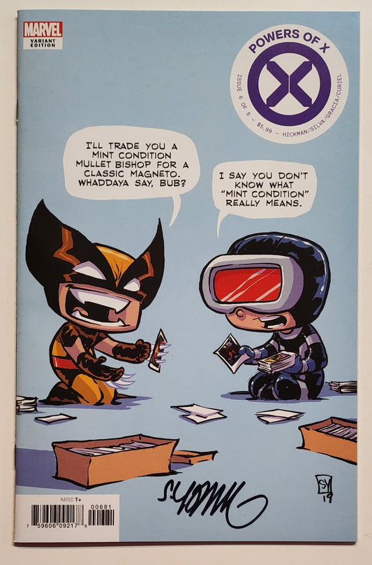 POWERS OF X #6 VARIANT 2019 SIGNED BY SKOTTIE YOUNG
