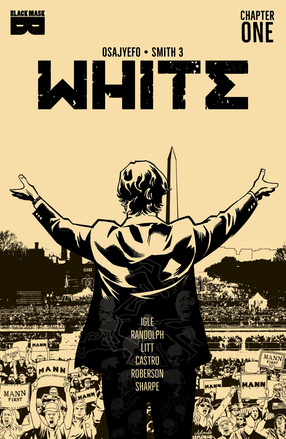 WHITE #1 3RD PRINT VARIANT (MR) 2021  BLACK MASK COMICS   