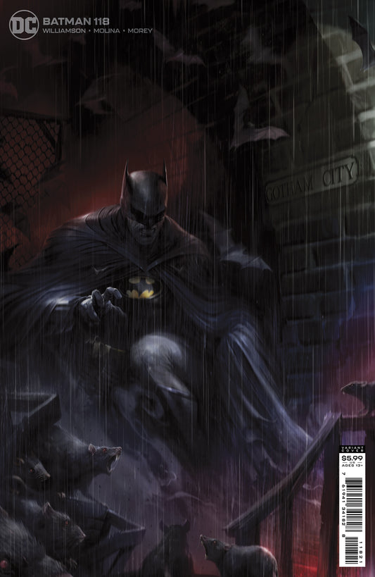 BATMAN #118 CVR B FRANCESCO MATTINA CARD STOCK VARIANT 2021 comic book DC COMICS   