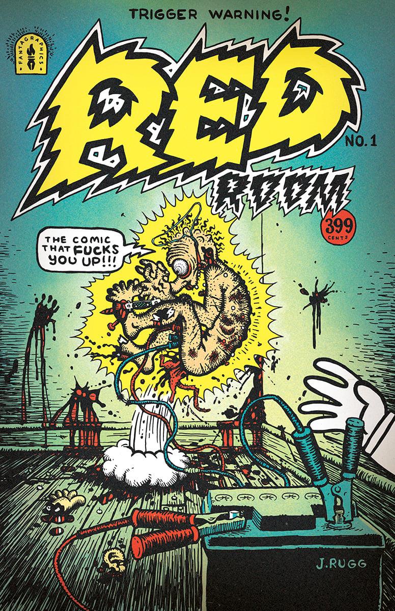 RED ROOM TRIGGER WARNINGS #1 1:10 RUGG VARIANT 2022 Red Room FANTAGRAPHICS BOOKS   