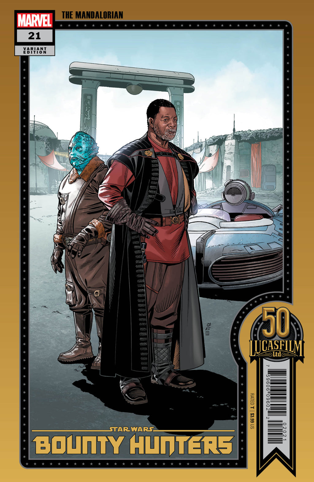 STAR WARS BOUNTY HUNTERS #21 SPROUSE LUCASFILM 50TH VARIANT 2022