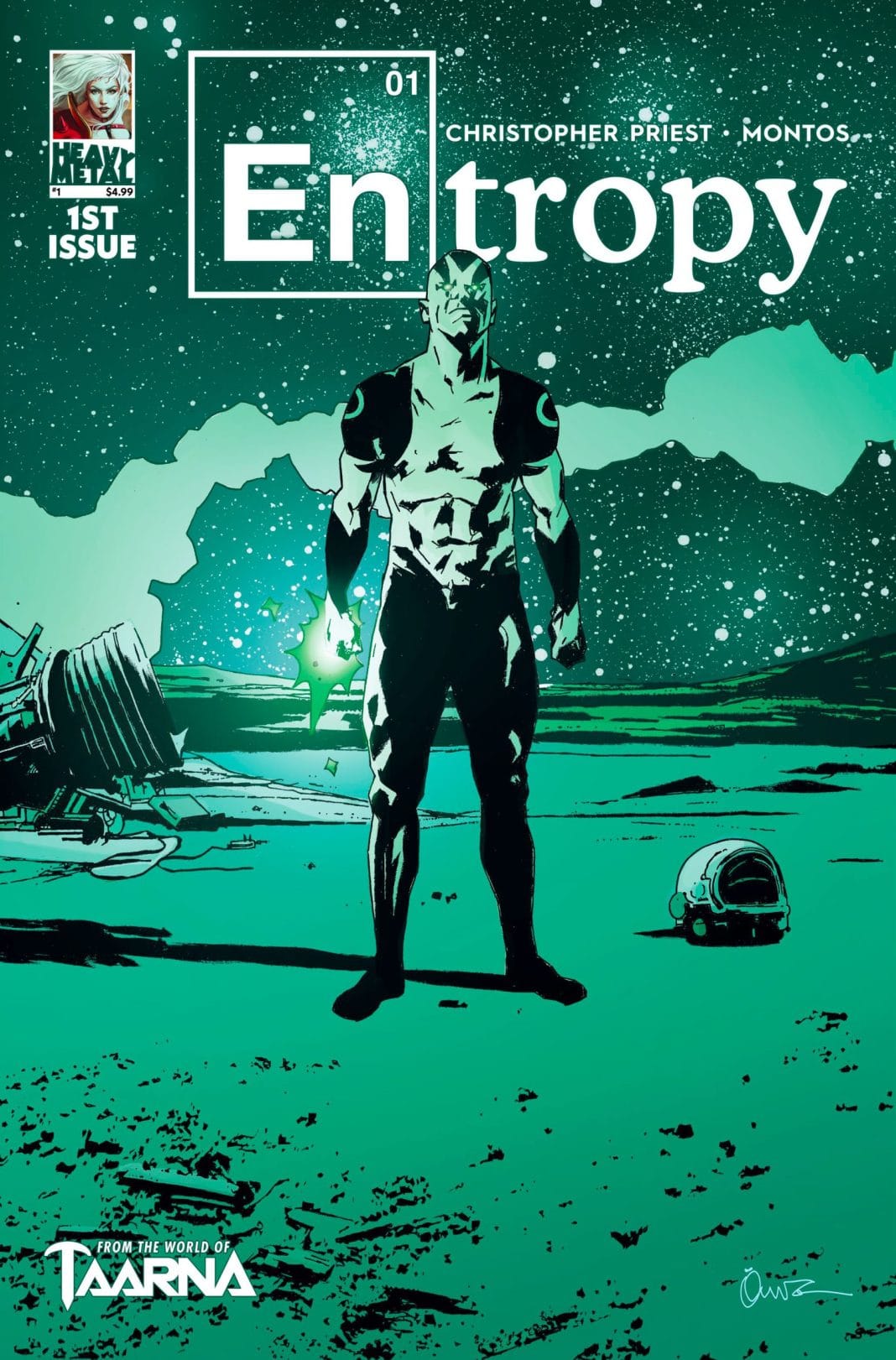 ENTROPY #1 1:5 HOMAGE VARIANT 2022  HEAVY METAL MAGAZINE   