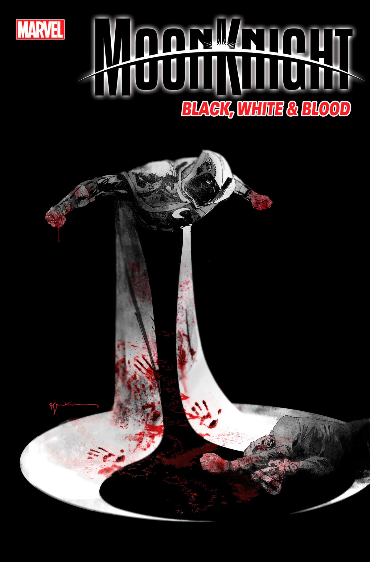 MOON KNIGHT BLACK WHITE BLOOD #1 (OF 4) 2022 Moon Knight MARVEL PRH   