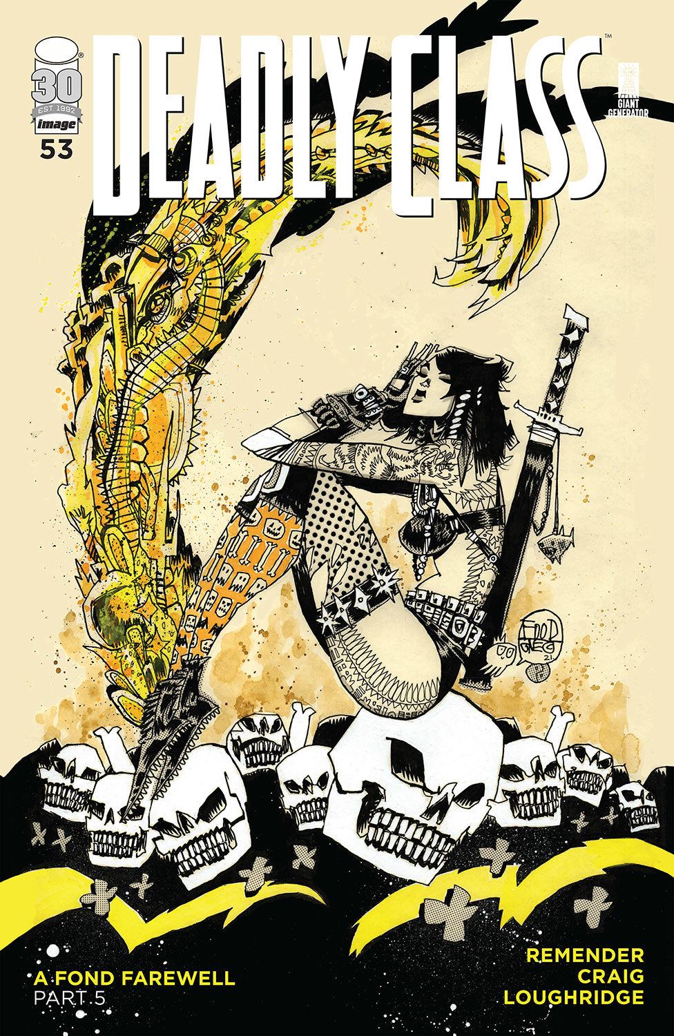 DEADLY CLASS #53 CVR B MAHFOOD (MR) 2022 Deadly Class IMAGE COMICS