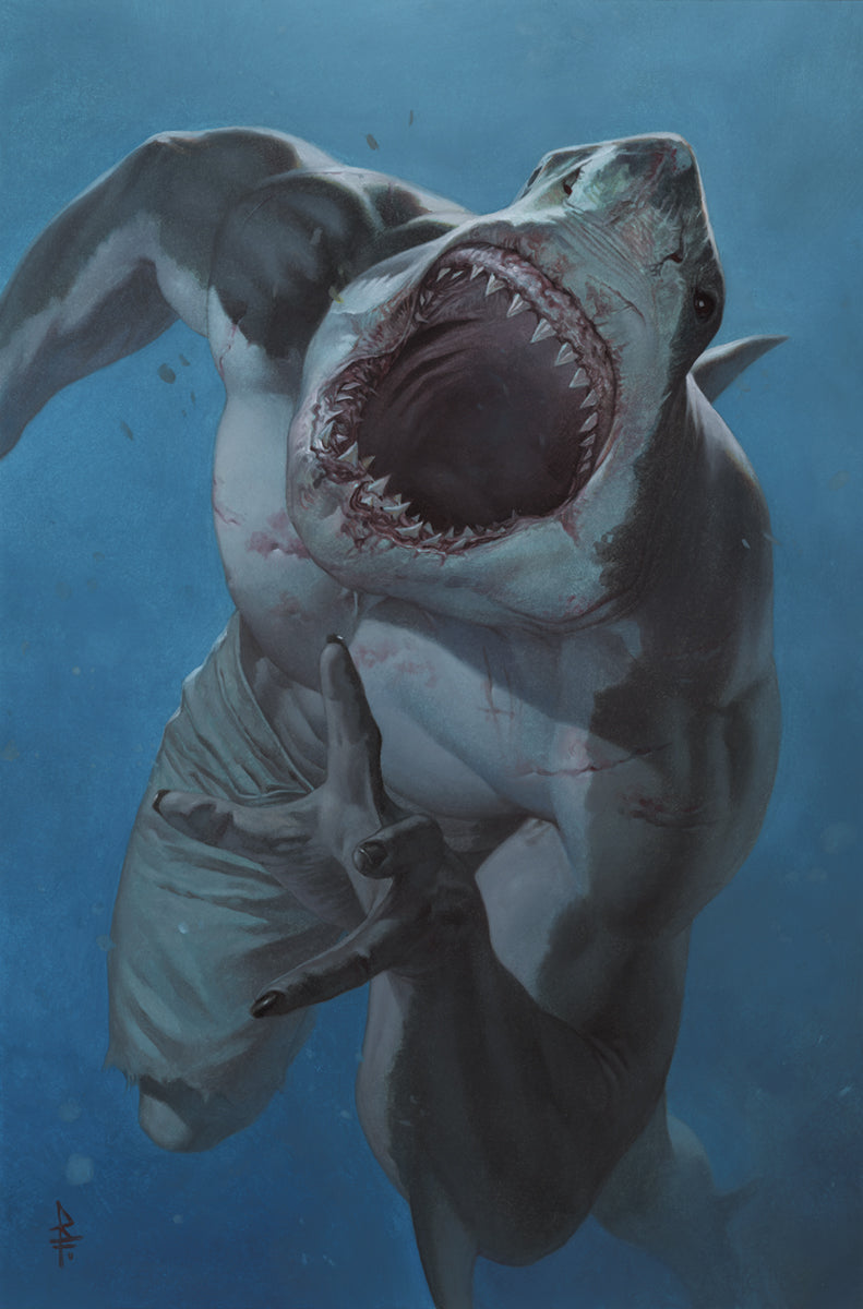 SUICIDE SQUAD KING SHARK #1 (OF 6) CVR B RICCARDO FEDERICI CARD STOCK VARIANT 2021 Suicide Squad DC COMICS   