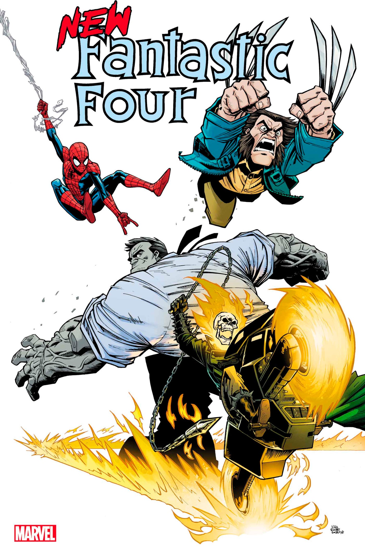 NEW FANTASTIC FOUR #2 (OF 5) ROCHE VARIANT 2022 Fantastic Four MARVEL PRH   