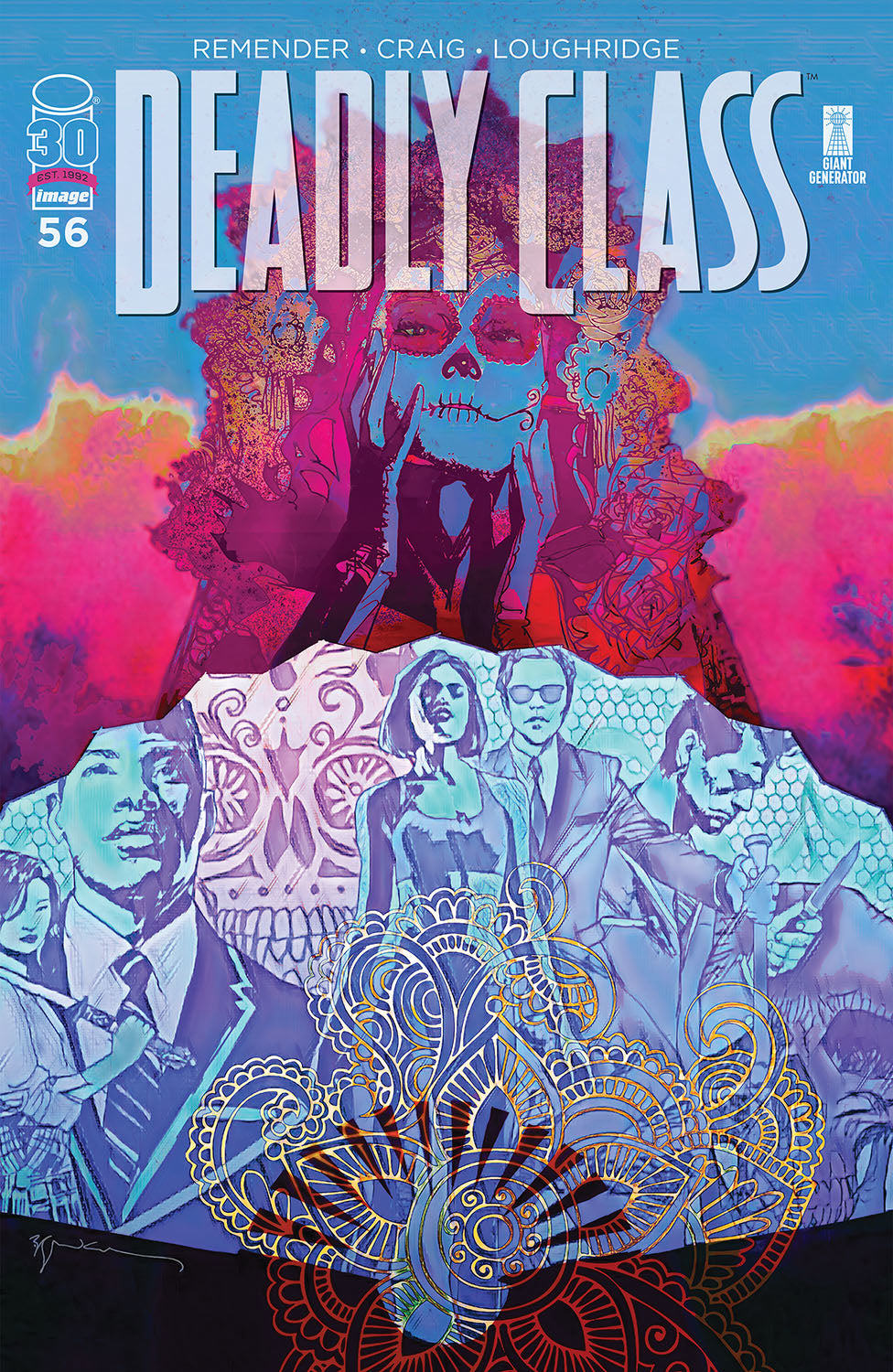 DEADLY CLASS #56 CVR B SIENKIEWICZ (MR) 2022 Deadly Class IMAGE COMICS