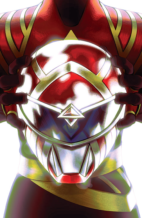 MIGHTY MORPHIN POWER RANGERS #100 CVR E FOIL MONTES 2022 MMPR BOOM! STUDIOS   