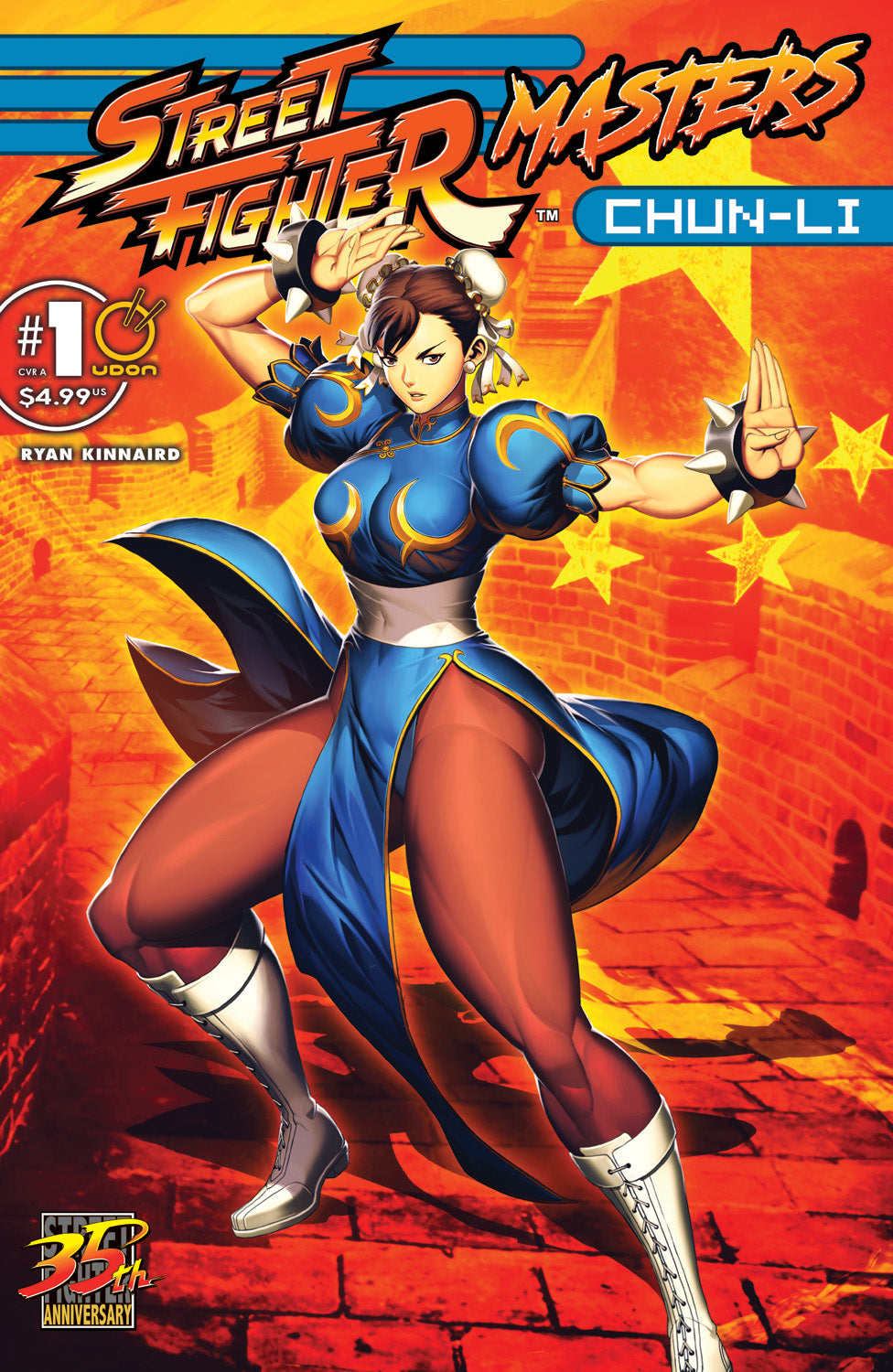 STREET FIGHTER MASTERS CHUN LI #1 CVR A GENZOMAN 2022 Street Fighter UDON ENTERTAINMENT INC   