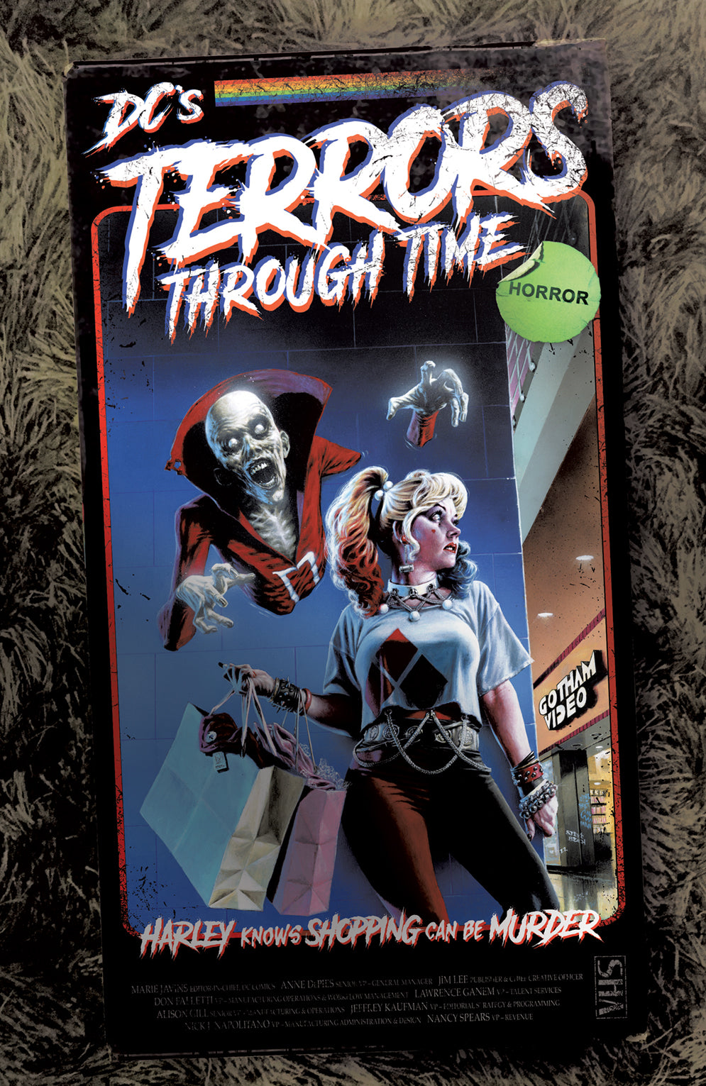 10/11/2022 DCS TERRORS THROUGH TIME #1 (ONE SHOT) CVR B STEVE BEACH VHS VAR comic book DC COMICS   