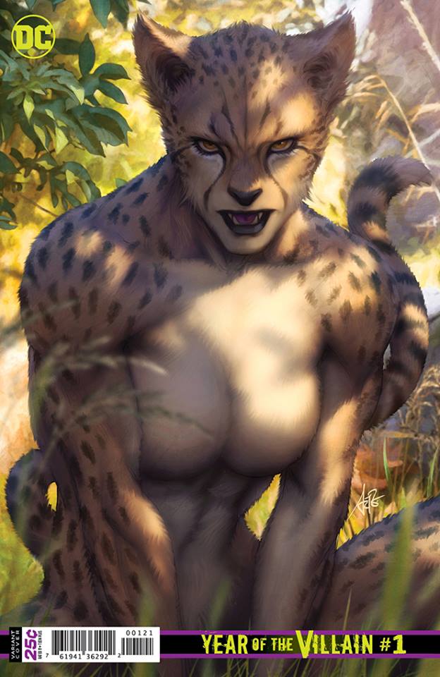 DC YEAR OF THE VILLAIN #1 ARTGERM 1:100 VARIANT 2019 comic book DC COMICS   