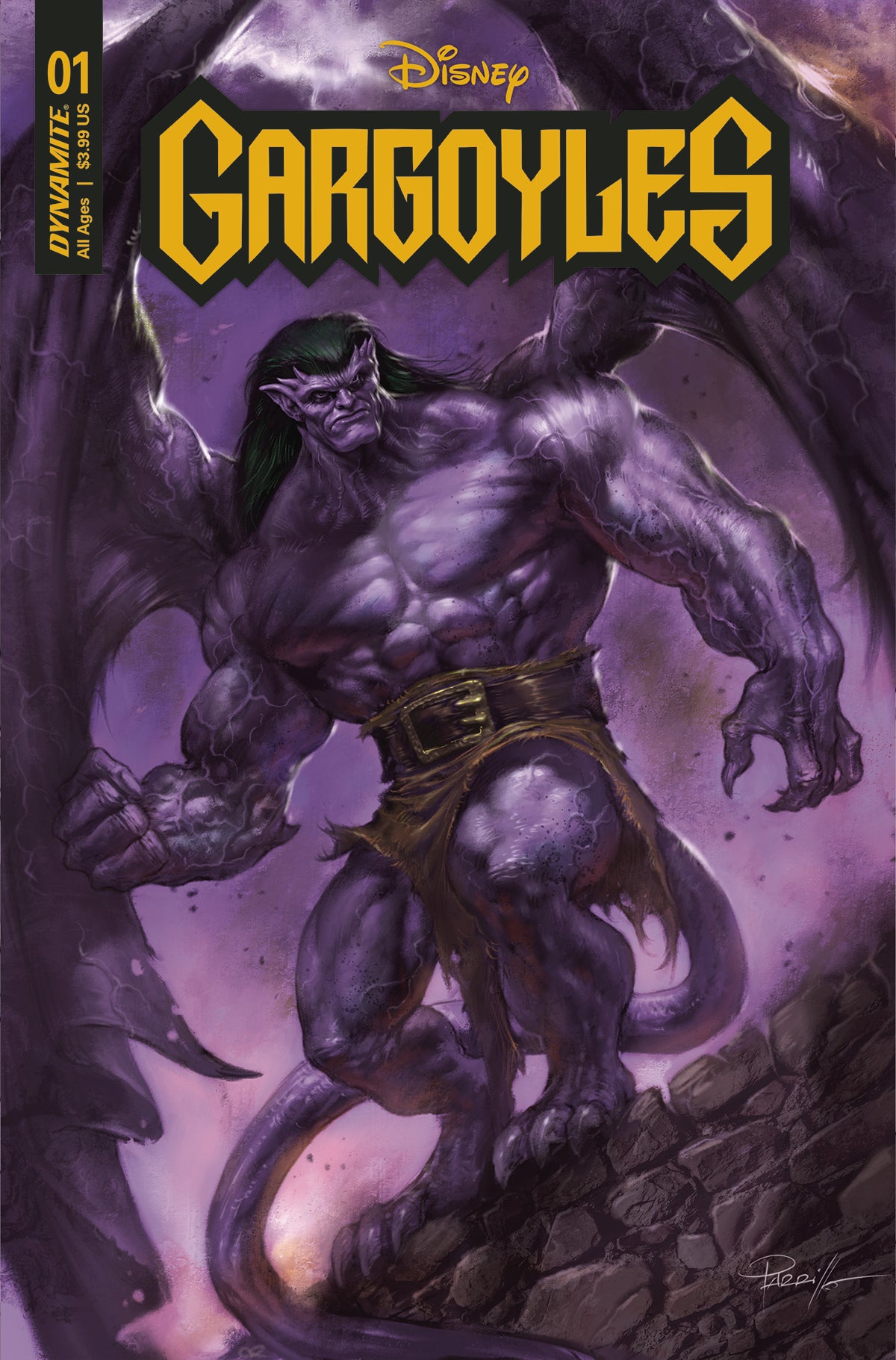 GARGOYLES #1 CVR C PARRILLO VARIANT 2022 Gargoyles DYNAMITE   