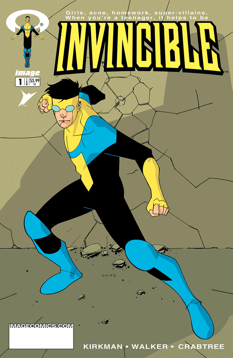 INVINCIBLE #1 FACSIMILE EDITION 2023 Invincible IMAGE COMICS