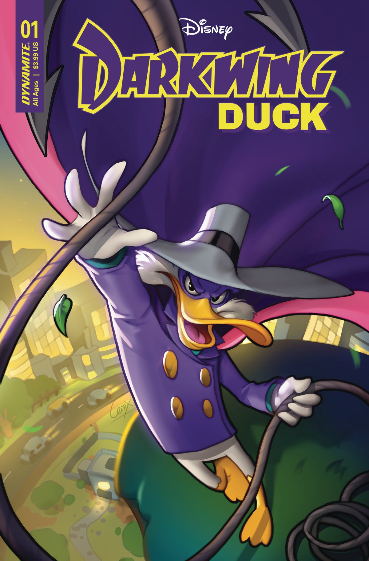 DARKWING DUCK #1 CVR C LEIRIX 2023 Darkwing Duck DYNAMITE   