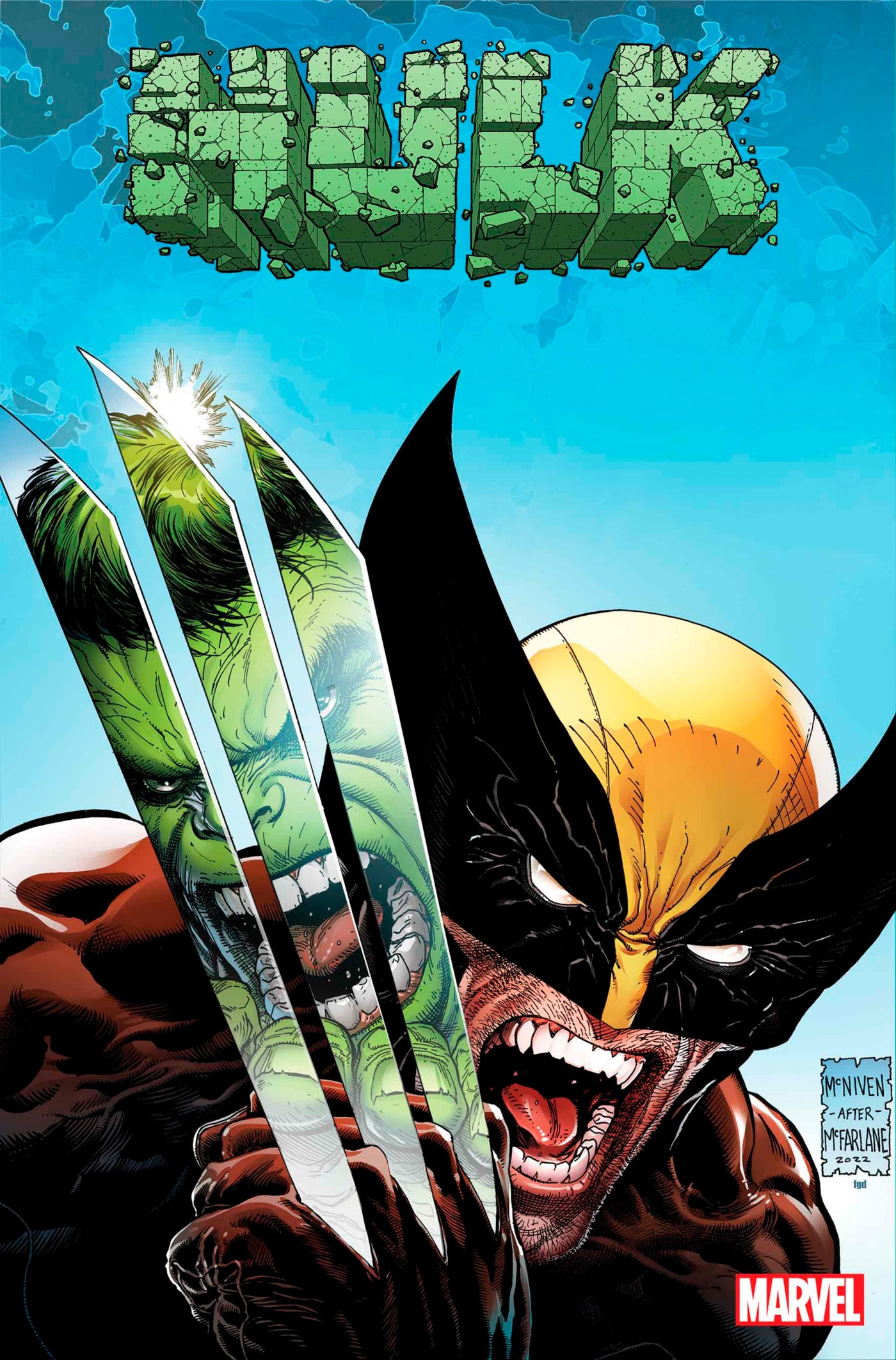 HULK #13 MCNIVEN CLASSIC HOMAGE VARIANT 2023 Hulk MARVEL PRH   