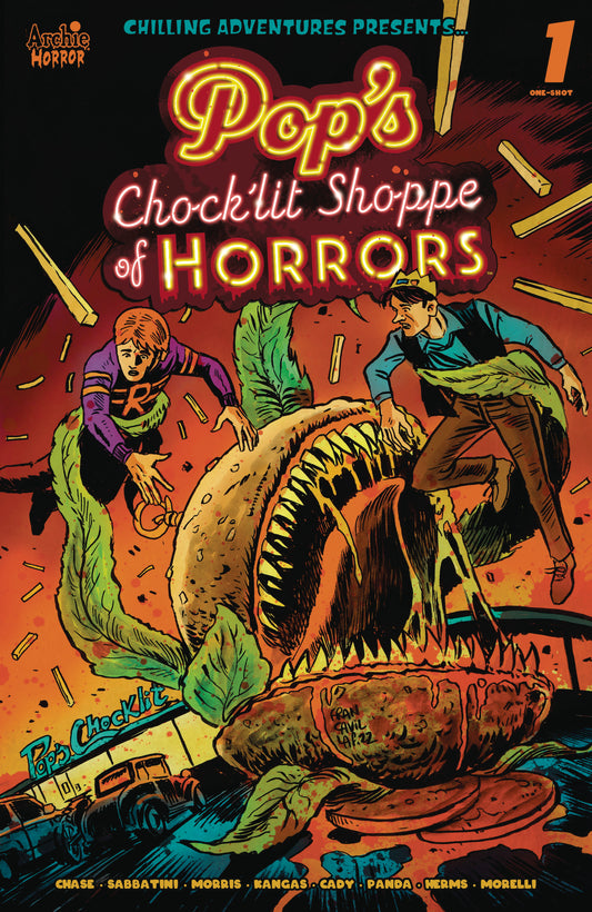 POPS CHOCKLIT SHOPPE OF HORRORS ONESHOT CVR B FRANCAVILLA 2023 ARCHIE COMIC PUBLICATIONS