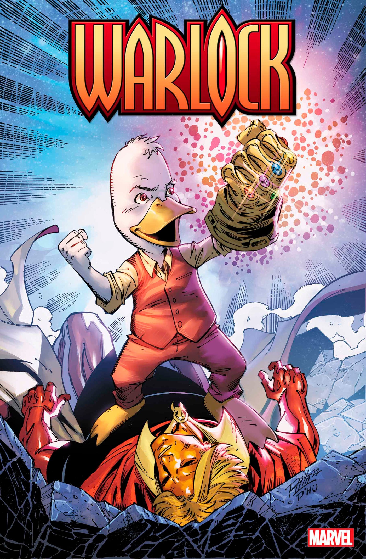 WARLOCK REBIRTH #1 (OF 5) RON LIM HOWARD THE DUCK VARIANT 2023 Warlock MARVEL PRH   