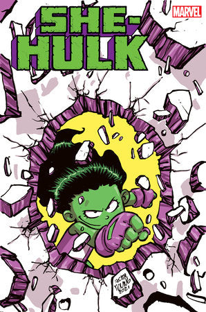 SHE-HULK #1 YOUNG VARIANT 2022 She-Hulk MARVEL PRH