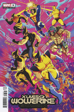 X LIVES OF WOLVERINE #3 BARTEL VARIANT 2022 Wolverine MARVEL PRH   