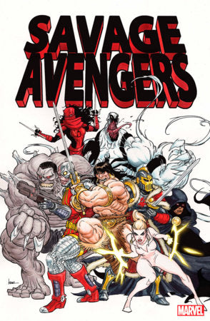 SAVAGE AVENGERS #1 1:50 ANDREWS VARIANT 2022 Avengers MARVEL COMICS   