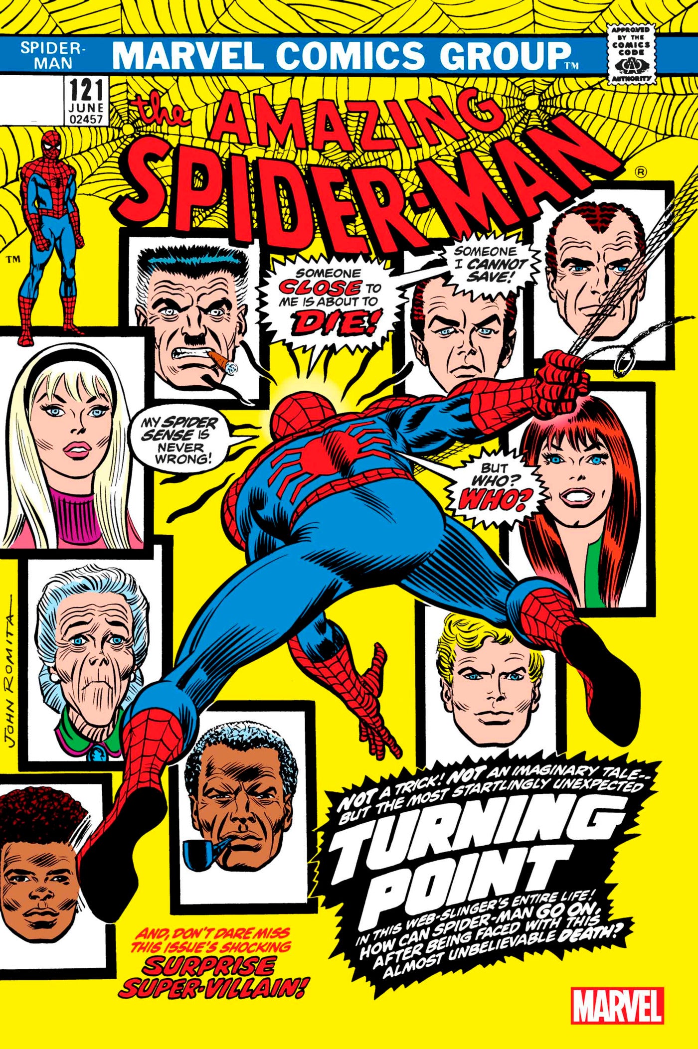 AMAZING SPIDER-MAN #121 FACSIMILE EDITION 2023 (DEATH OF GWEN STACY) Amazing Spider-Man MARVEL PRH