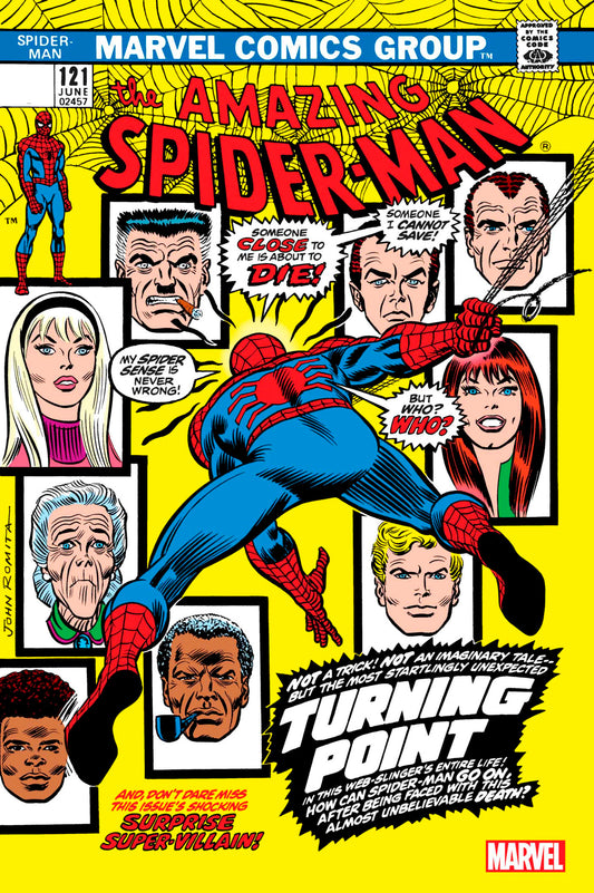 AMAZING SPIDER-MAN #121 FACSIMILE EDITION 2023 (DEATH OF GWEN STACY) Amazing Spider-Man MARVEL PRH