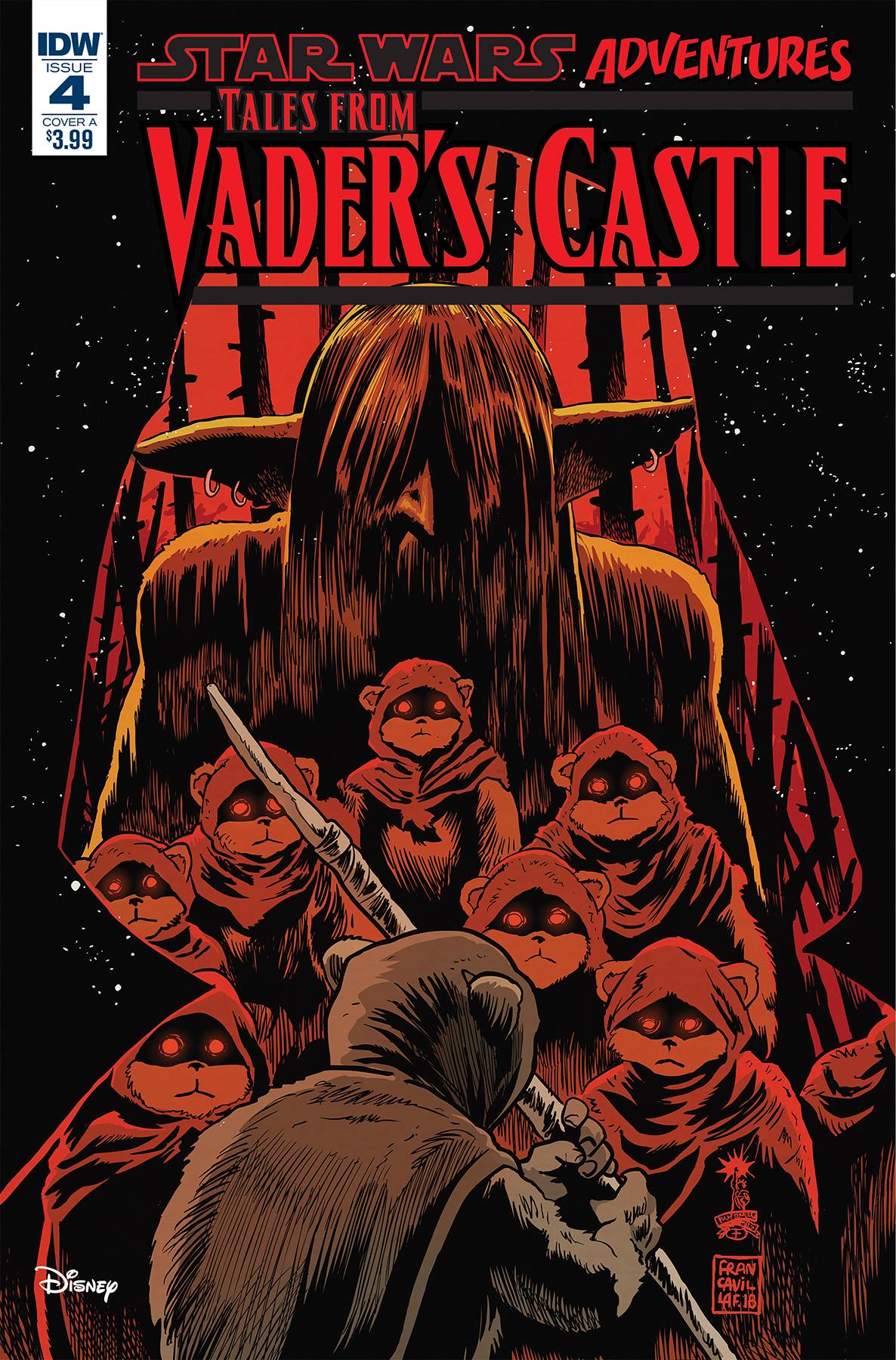 STAR WARS TALES FROM VADERS CASTLE #4 (OF 5) CVR A FRANCAVILLA 2018 Star Wars Vaders Castle IDW PUBLISHING   