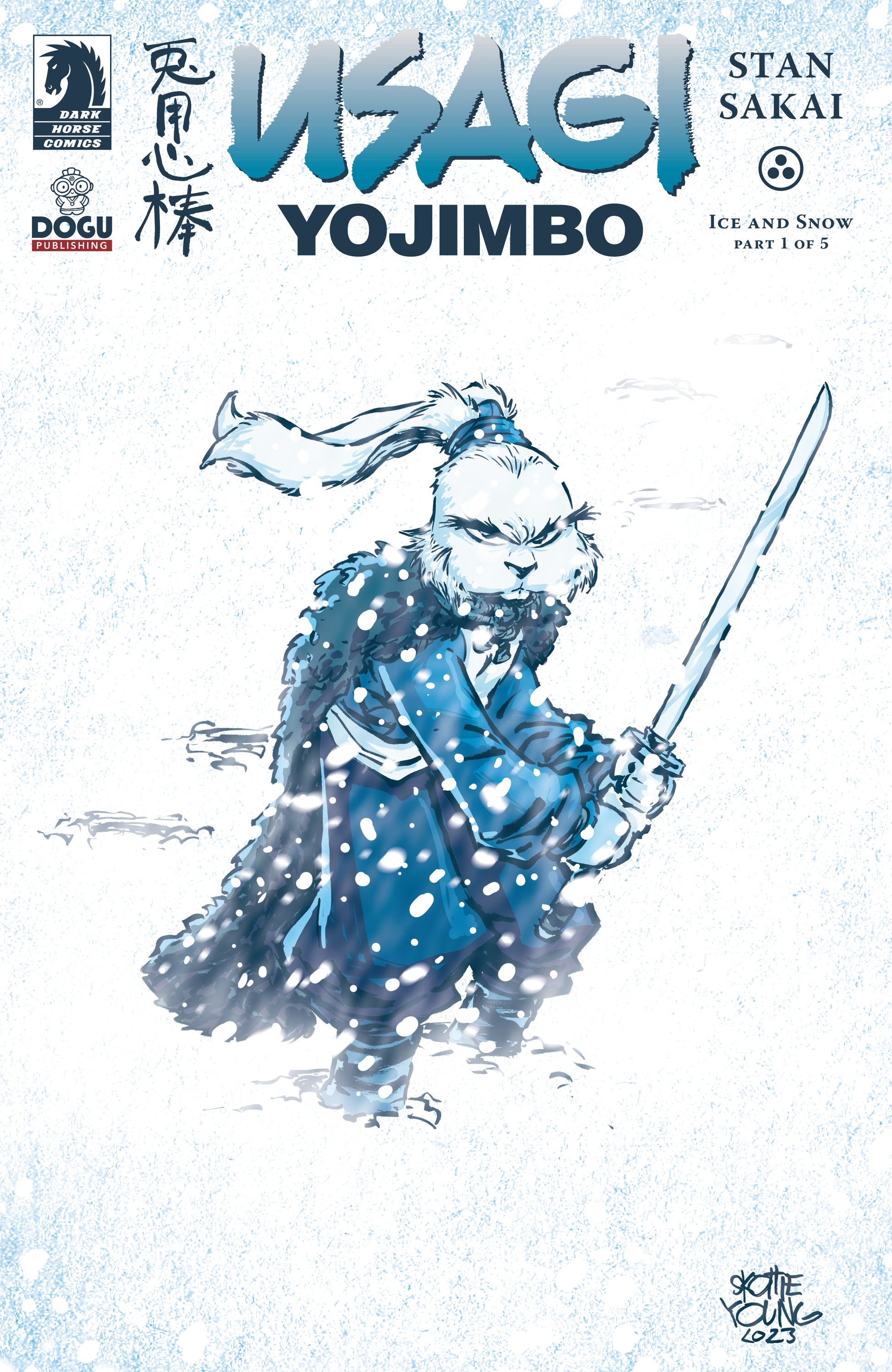 USAGI YOJIMBO ICE & SNOW #1 CVR B SKOTTIE YOUNG VARIANT 2023 Usagi Yojimbo DARK HORSE PRH   