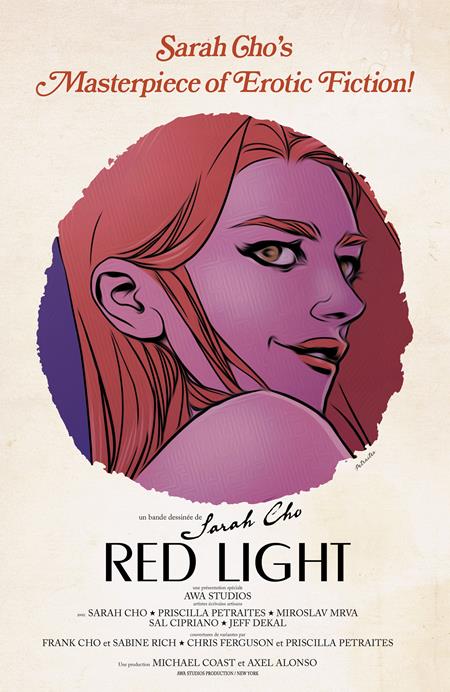 RED LIGHT #1 (OF 4) CVR C CHRIS FERGUSON & PRISCILLA PETRAITES EROTIC FILM HOMAGE VARIANT (MR) 2023 AWA STUDIOS