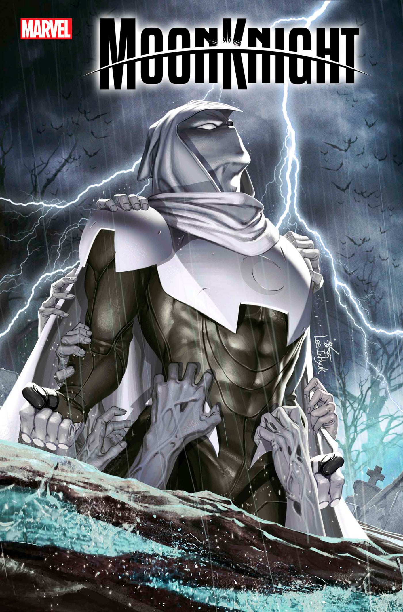 MOON KNIGHT #29 INHYUK LEE LAST DAYS OF MOON KNIGHT VARIANT 2023 Moon Knight MARVEL COMICS   