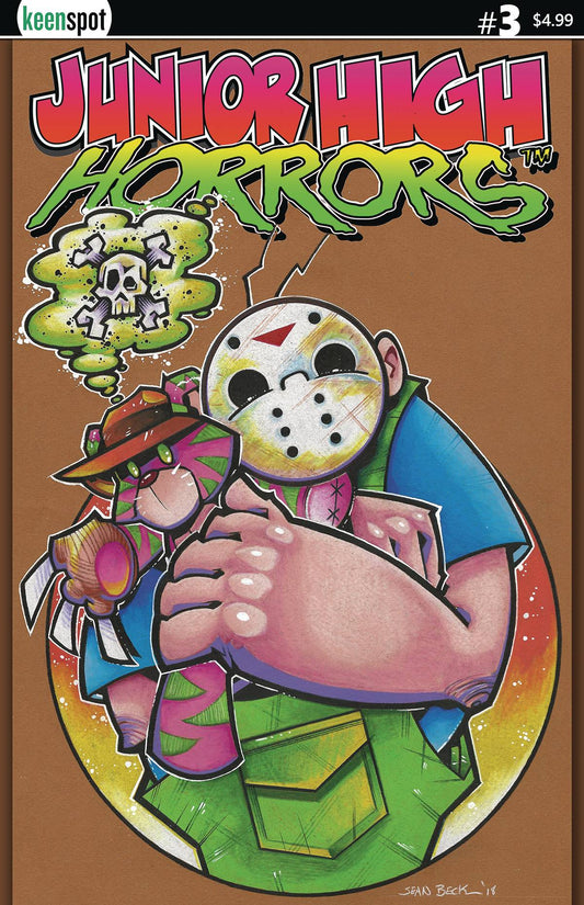 JUNIOR HIGH HORRORS #3 CVR C JV LOVES FREDERICK 2019 comic book KEENSPOT ENTERTAINMENT   