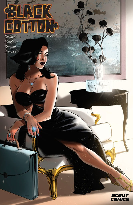 BLACK COTTON #1 (OF 6) MARIO SANTANA JUNIOR EXCLUSIVE VARIANT 2021 Black Cotton SCOUT COMICS