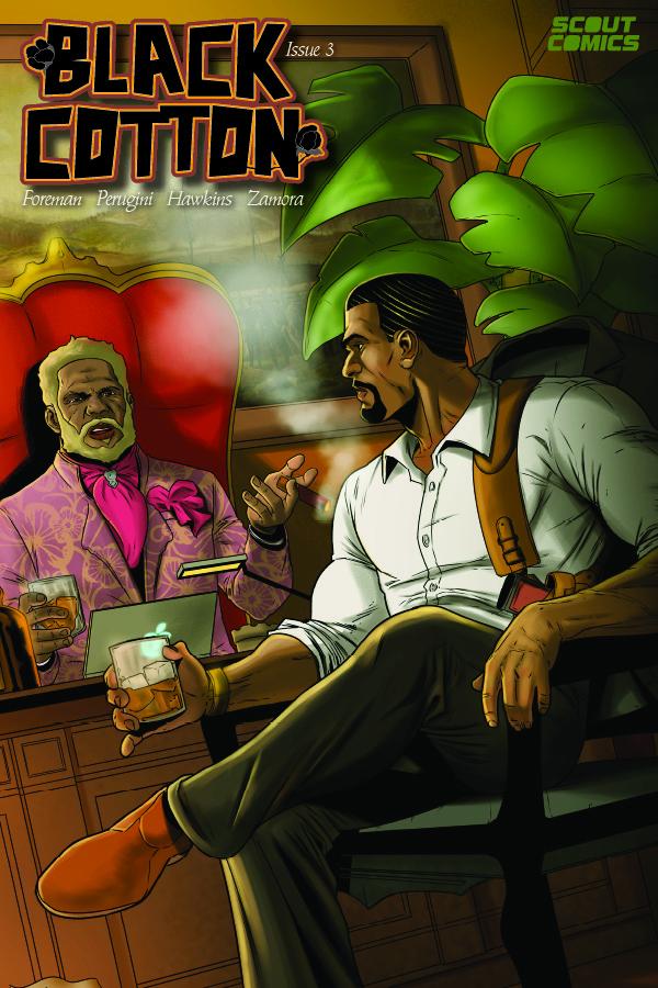 BLACK COTTON #3 (OF 6) PERGUNI EXCLUSIVE VARIANT 2021 comic book SCOUT COMICS   