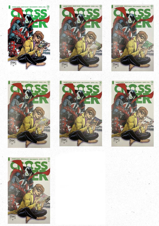 CROSSOVER #3 TODD MCFARLANE SECRET VARIANT 7 PACK SET 2021 comic books IMAGE COMICS   