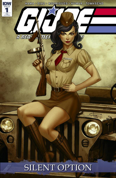 FREE GI JOE A REAL AMERICAN HERO SILENT OPTION #1 SSCO SABINE RICH VARIANT 2018 with $20 PURCHASE (CODE: VET2025) GI Joe IDW PUBLISHING